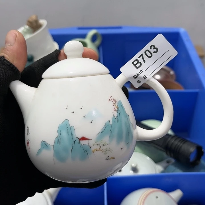 茶具默认微瑕瓷器、茶具、壶、摆件，介意勿拍