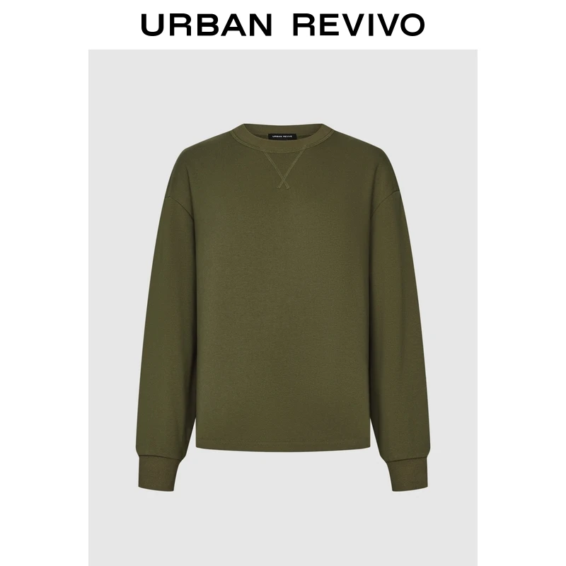 UR2025秋季新款女装时尚休闲运动风宽松圆领卫衣UIS450001