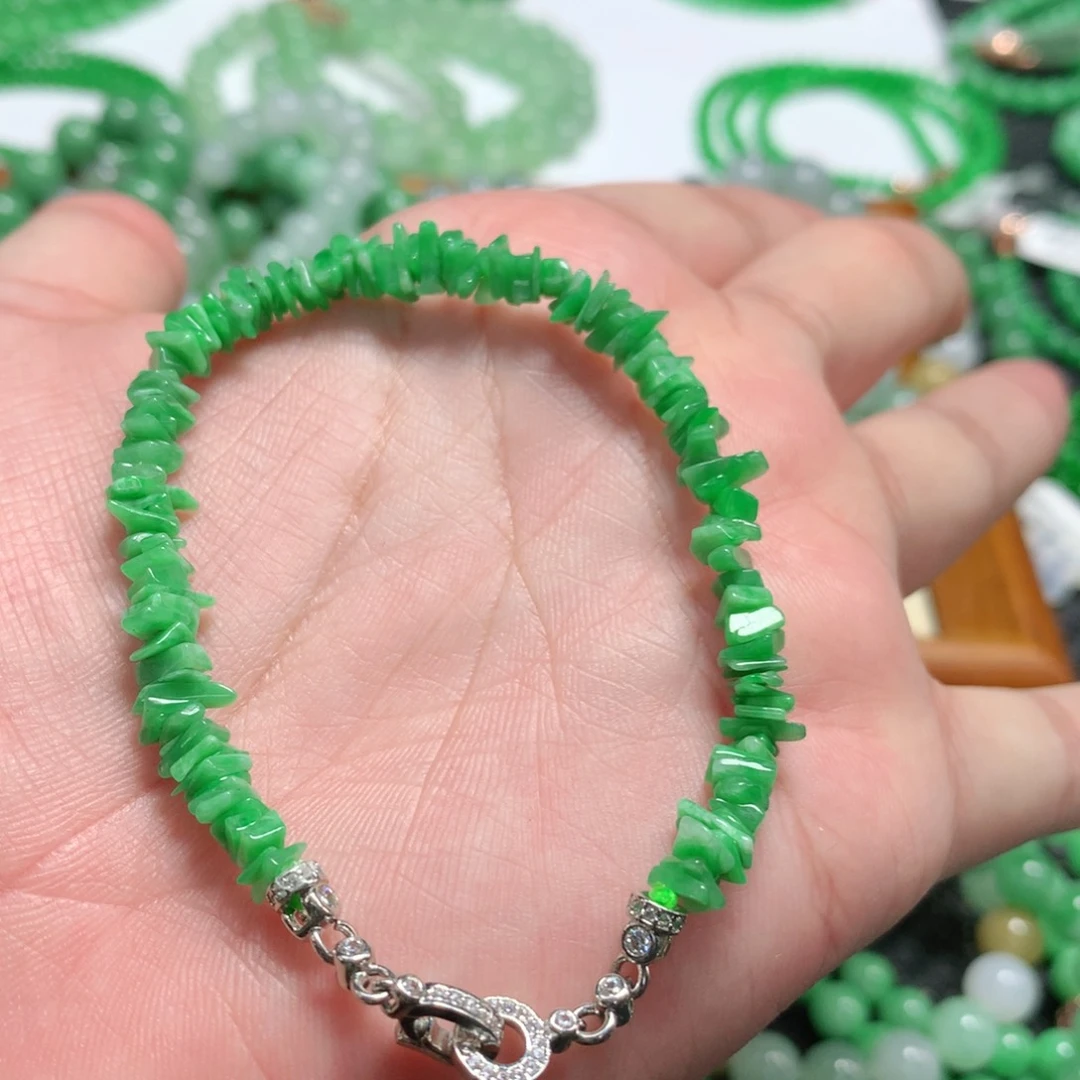 未镶嵌手链翡翠翡翠