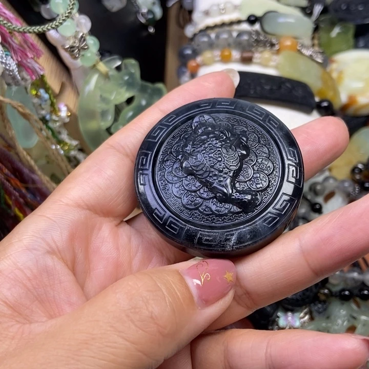 蛇纹石玉合金颈饰