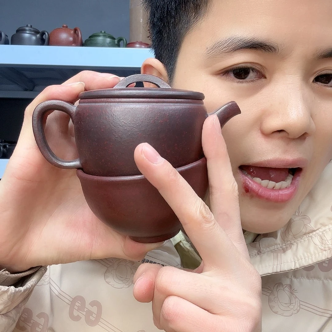 紫砂茶壶民间手艺人全手工制作