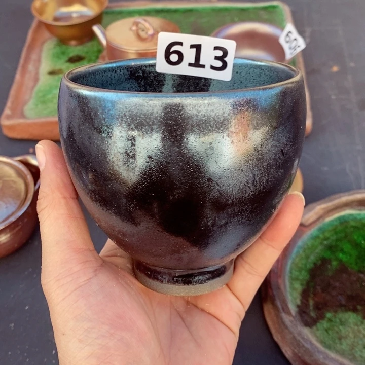 柴烧茶具陶瓷杯子