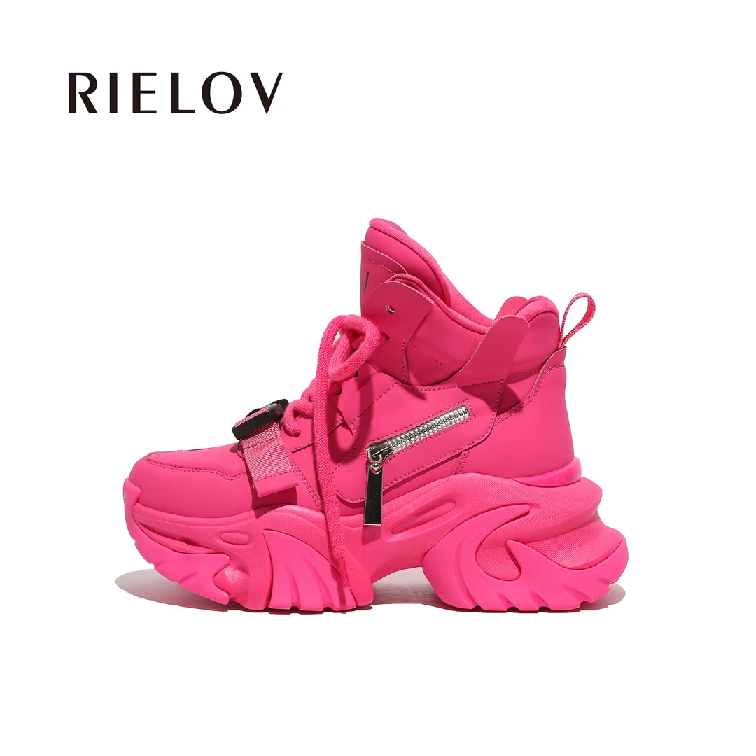 断码现货●增高7cm厚底增高潮流百搭女士休闲鞋186-91