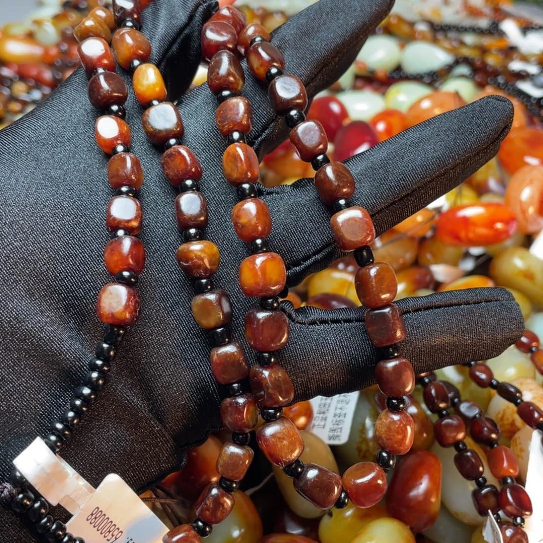 和田玉手链未镶嵌快***空