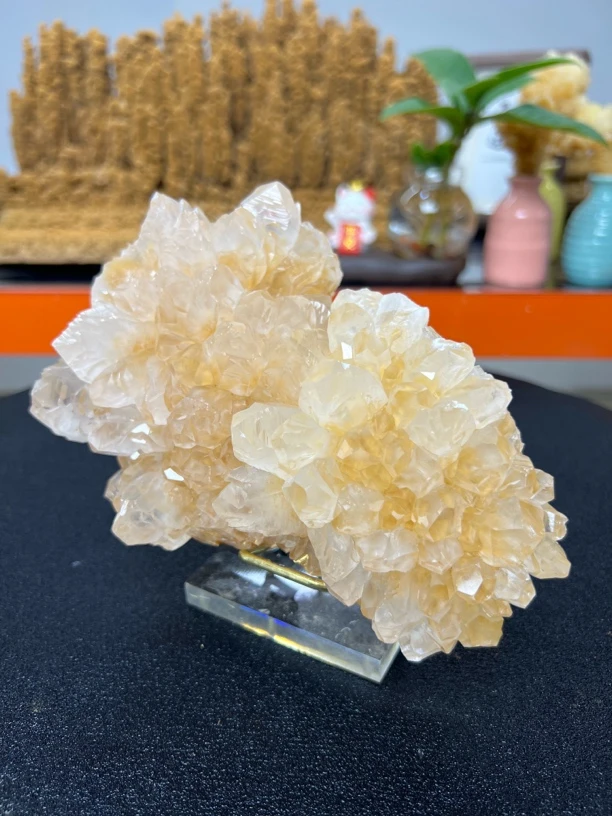 纯天然钟乳石家居精品装饰摆件奇石鱼缸净化水质石盆园林山水造景