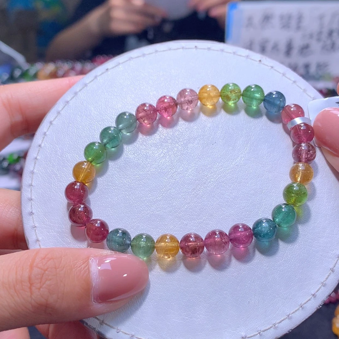 【闪购商品】未镶嵌手串碧玺7m