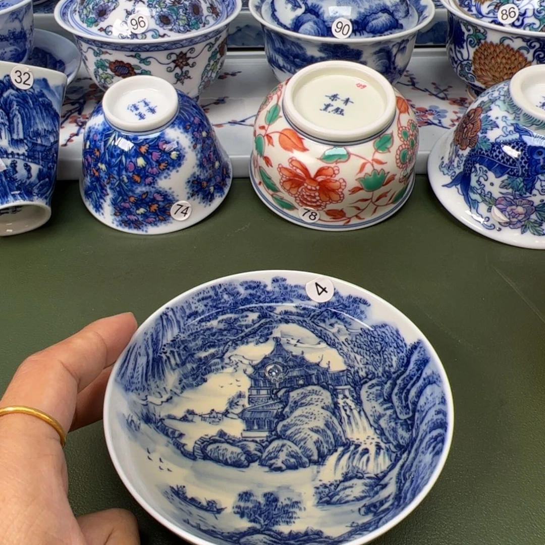 陶瓷景德镇纯手工纯手绘茶具木木4