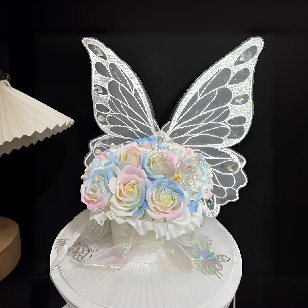 ［天使之吻］香皂花仿真花创意花束礼盒人生日花束送女友闺蜜爱人情人节花束礼盒生日礼物