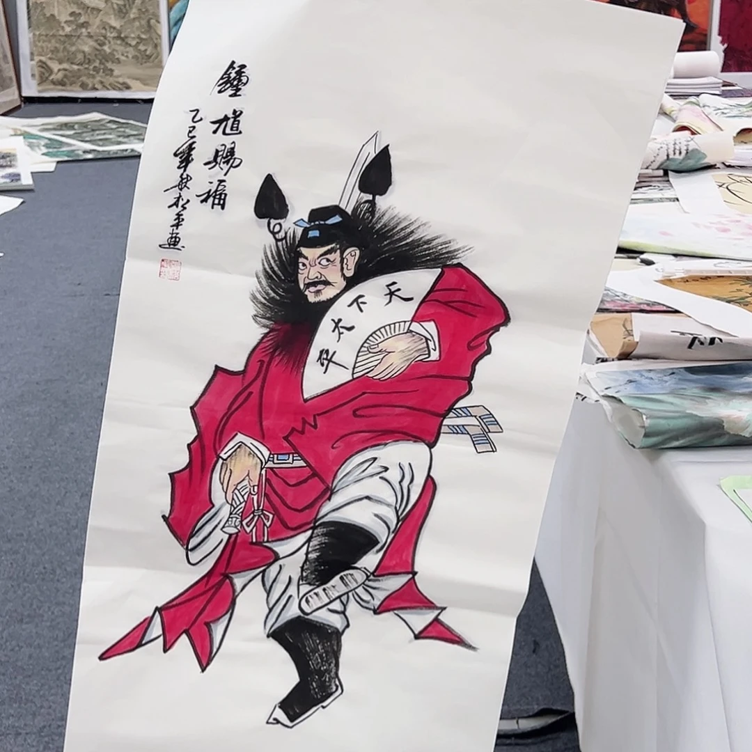 国画事事顺心如意万事