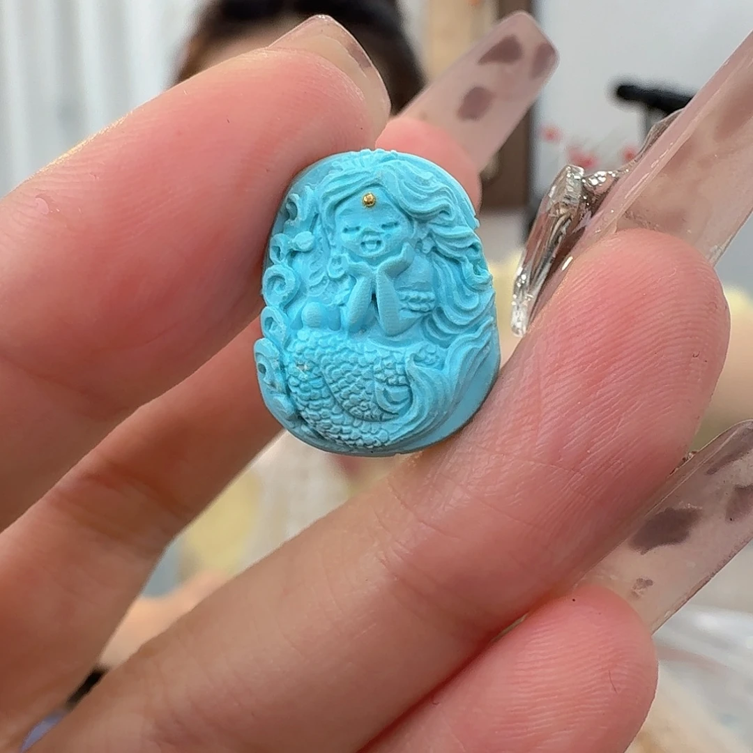 绿松石未镶嵌珠宝奇石