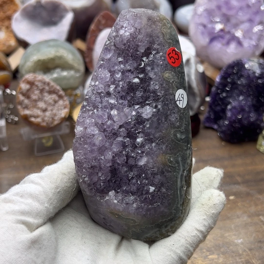 水晶珠宝半成品未镶嵌全抛53