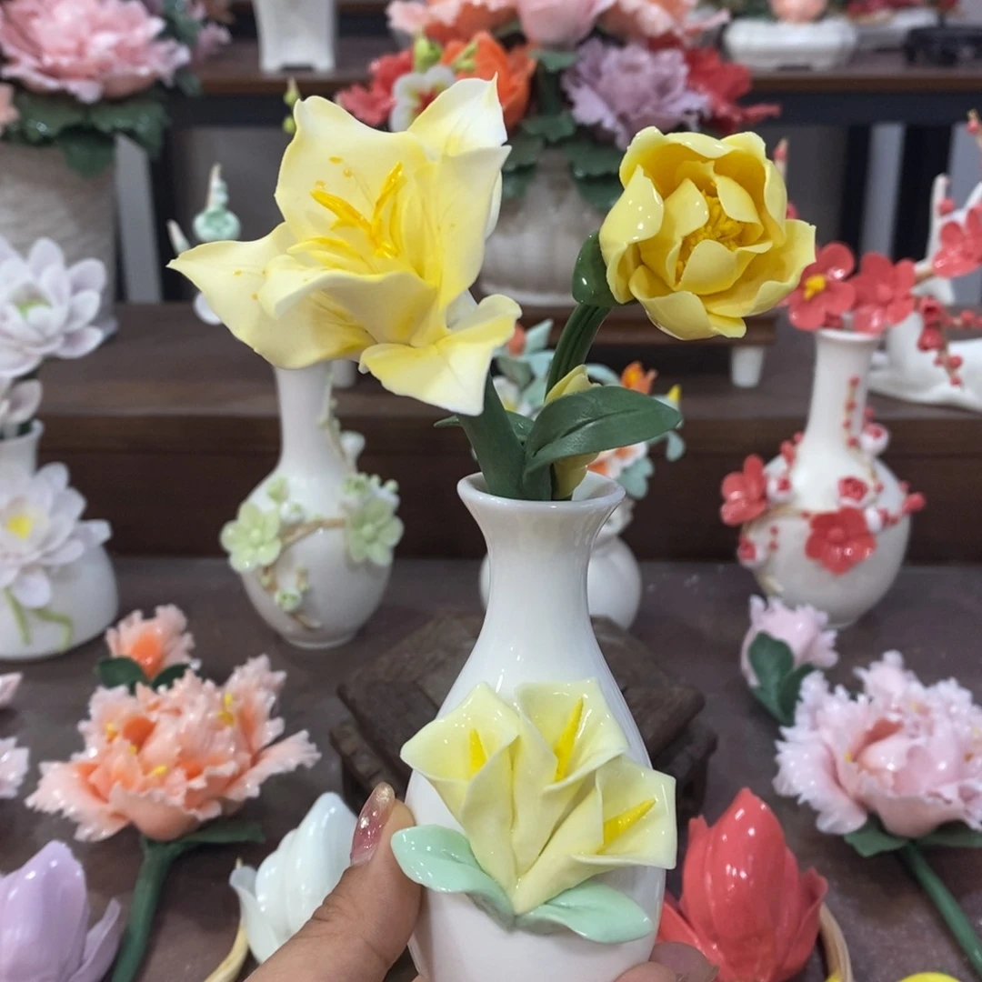 瓷片陶瓷工艺品摆件