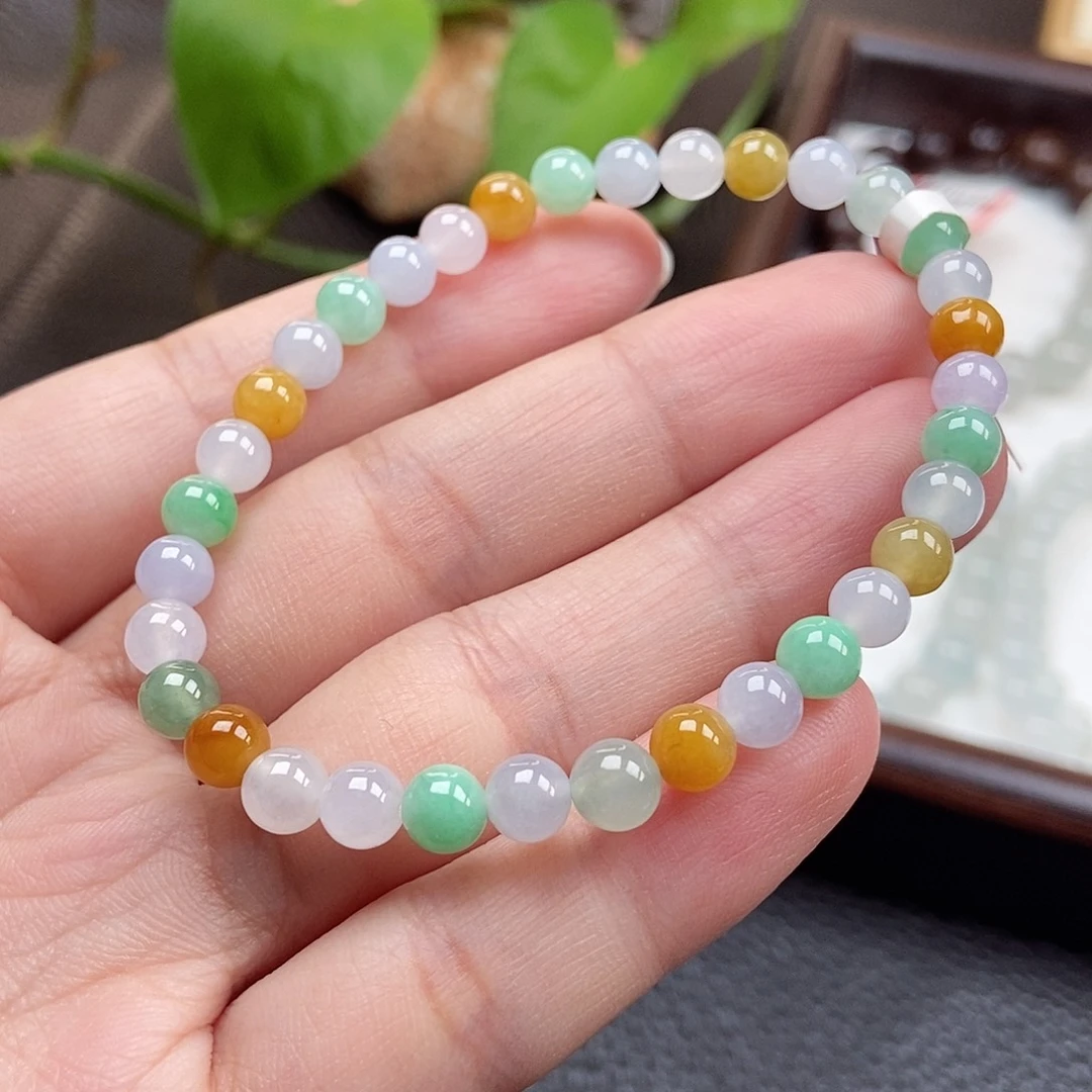 翡翠未镶嵌手链卡5