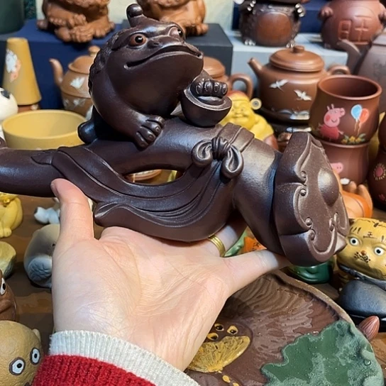 紫砂茶杯紫砂茶宠