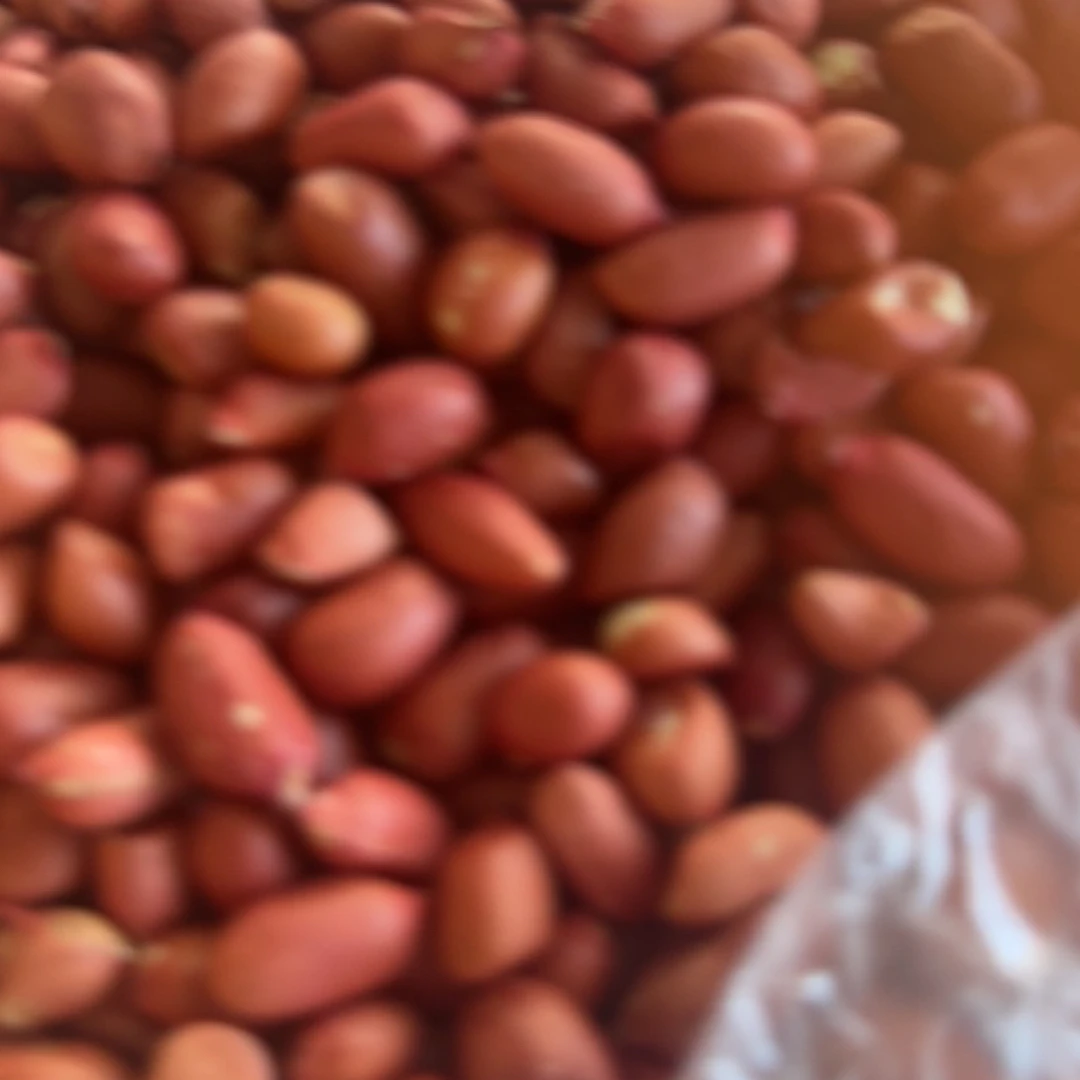 新鲜红皮去壳四粒红花生米小粒红衣花生仁