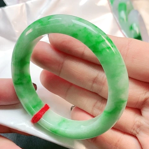 未镶嵌手镯翡翠正圈2142