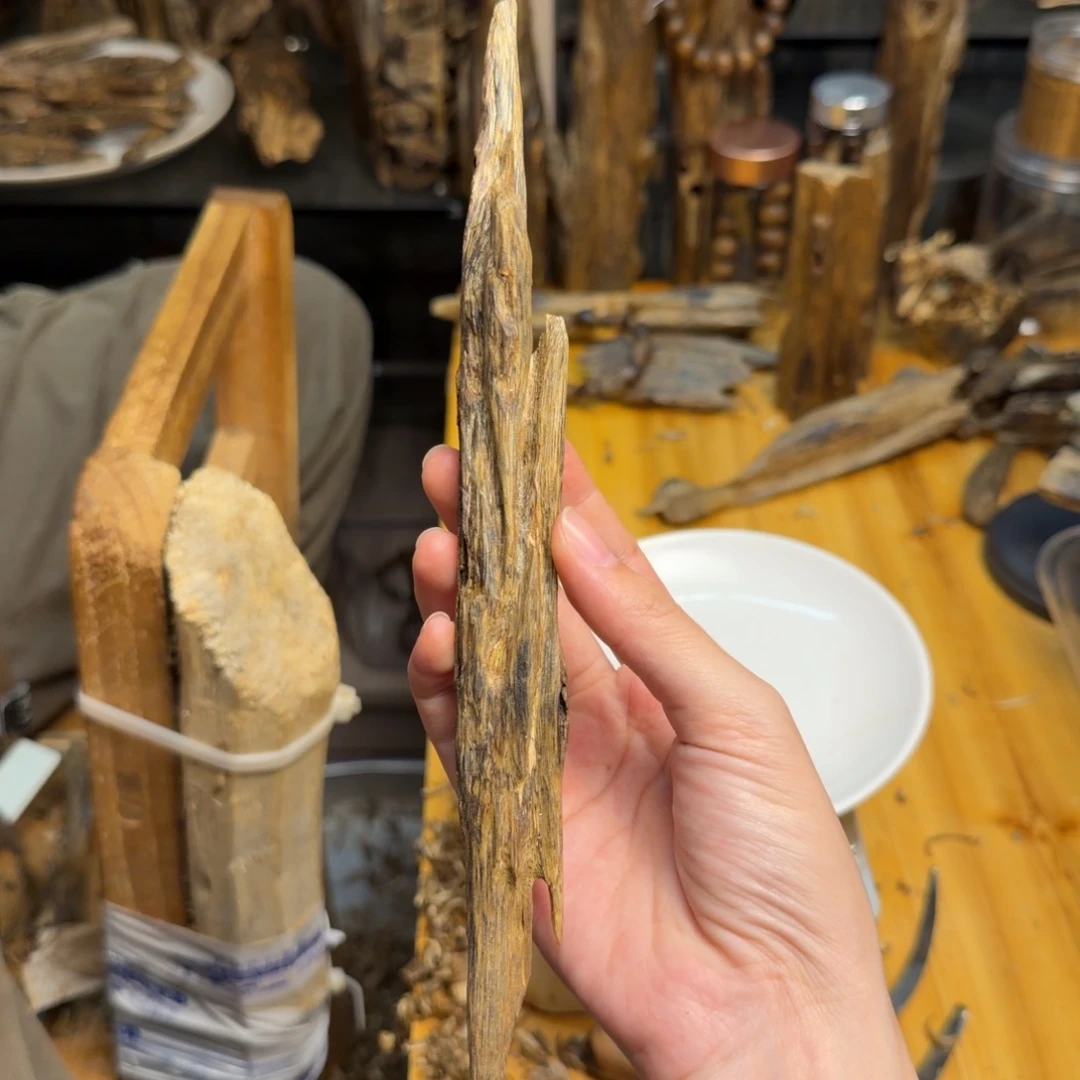 沉香沉香碎屑陆河天然虫漏29克