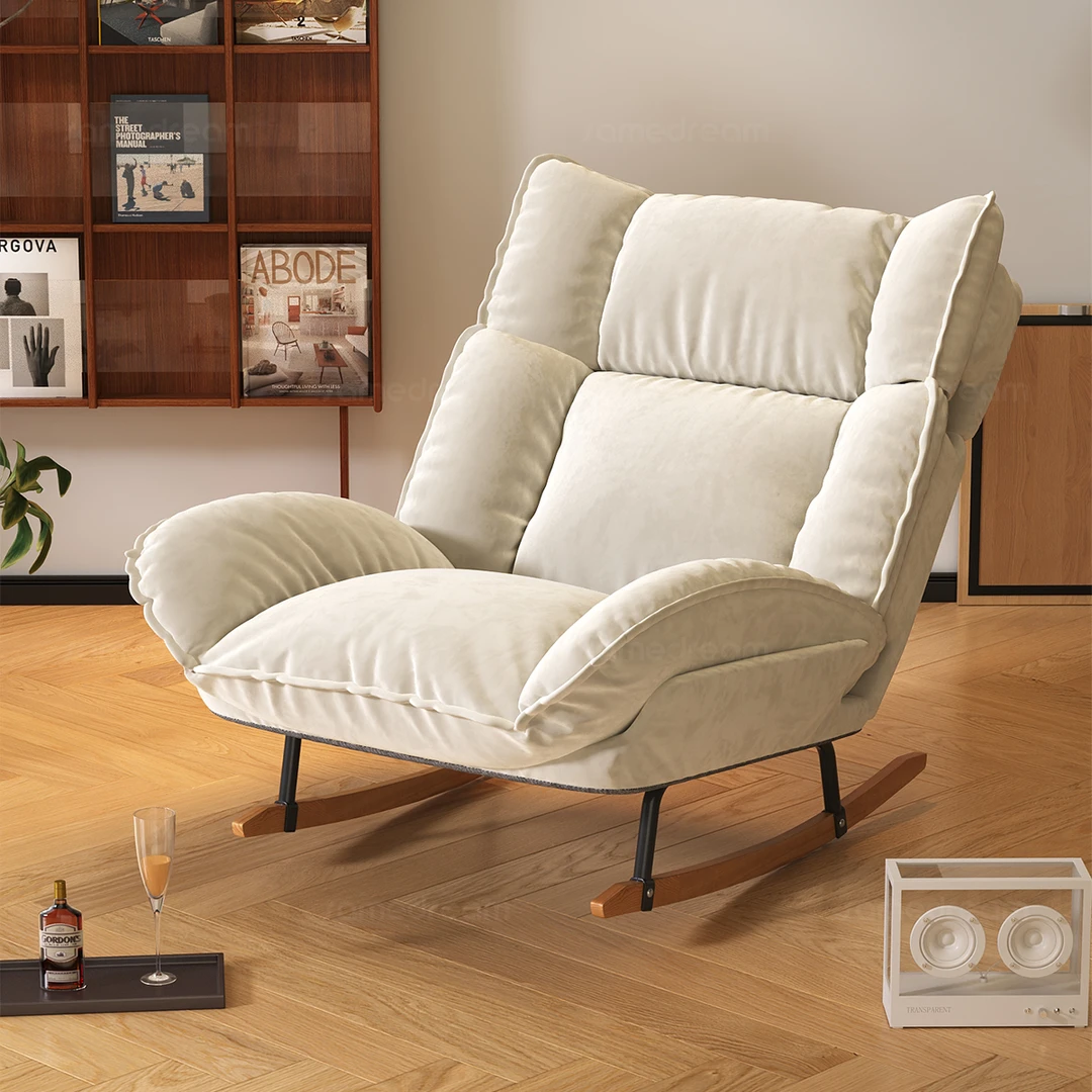 懒人沙发可躺可睡摇摇椅网红客厅阳台休闲椅可折叠躺椅单人小沙发