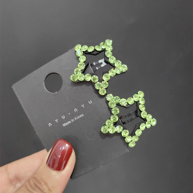 韩国s家水晶bb夹发夹高端刘海夹轻奢碎发夹发卡韩版侧边夹前额夹