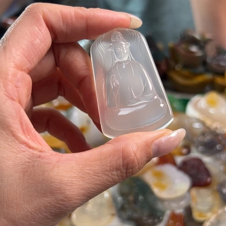 玛瑙/玉髓吊坠(不含链)未镶嵌