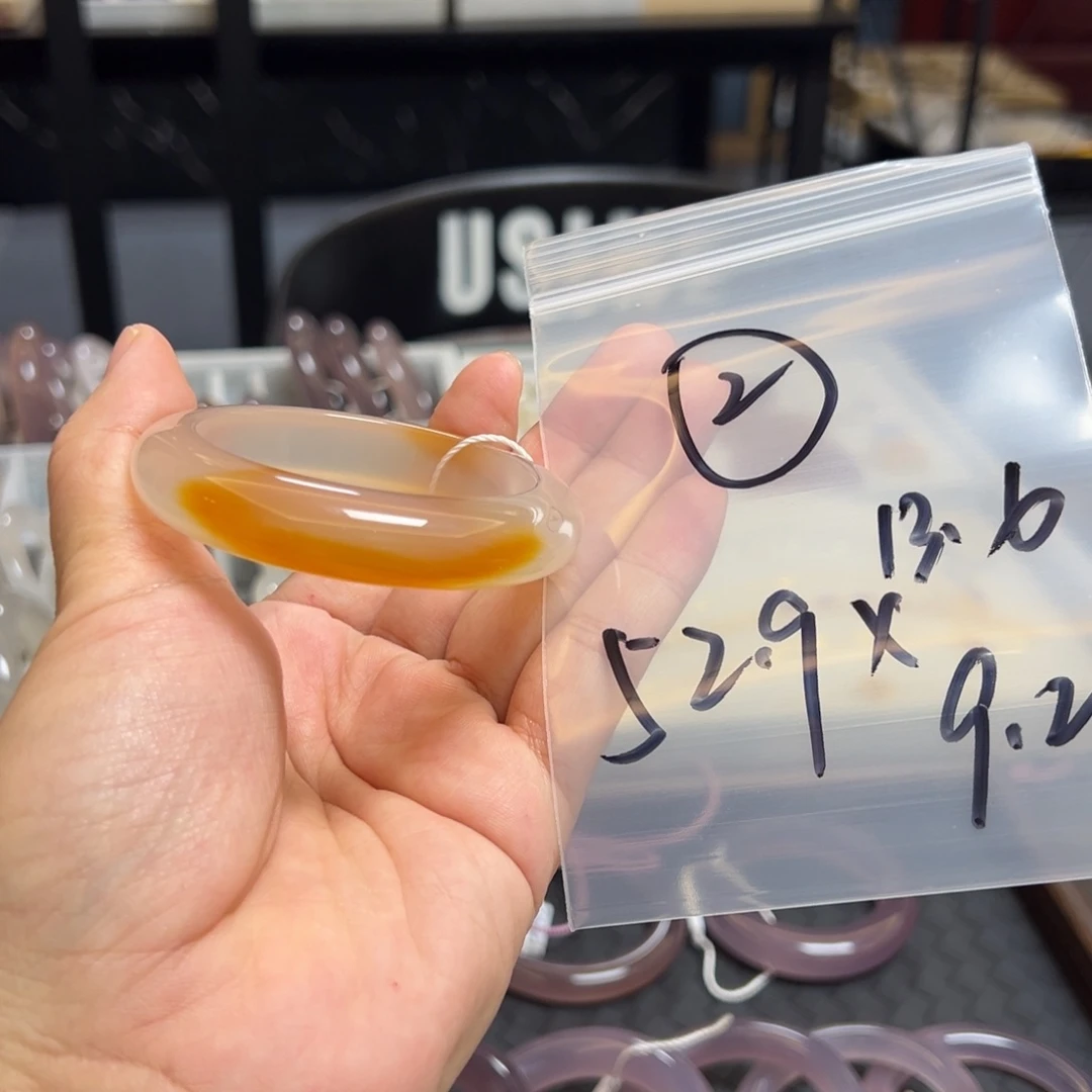 未镶嵌玛瑙/玉髓珠宝半成品