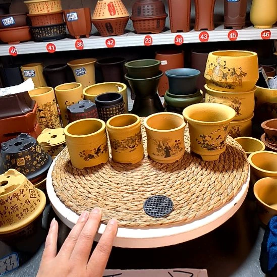 宜兴紫砂紫砂花盆花盆