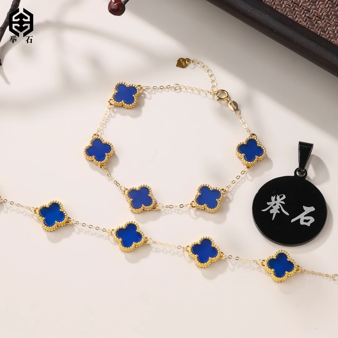 【举石精选】X0804-4050-0100玛瑙手链18k（一件/多样性发）M