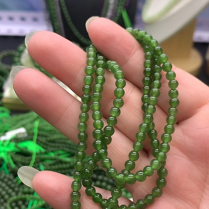 未镶嵌手链和田玉纳****班4