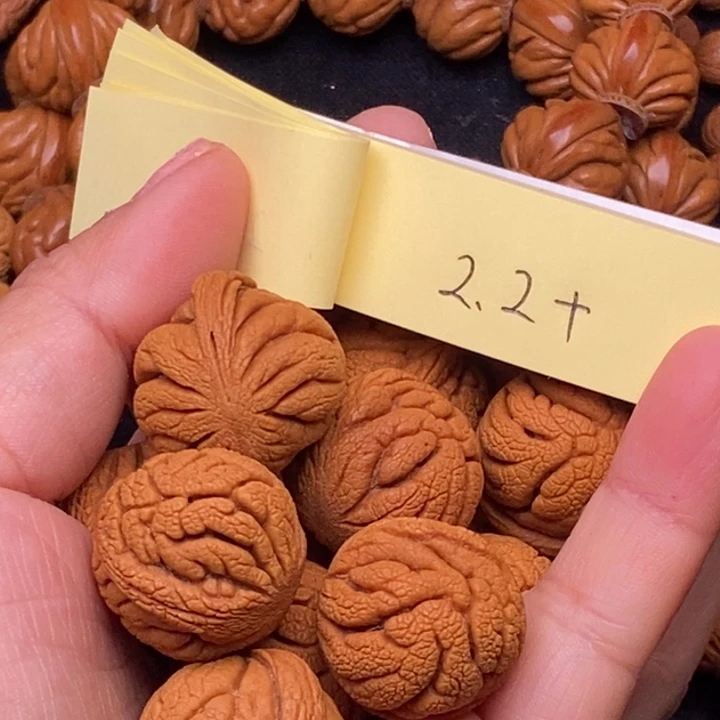 秦岭龙纹桃核13颗