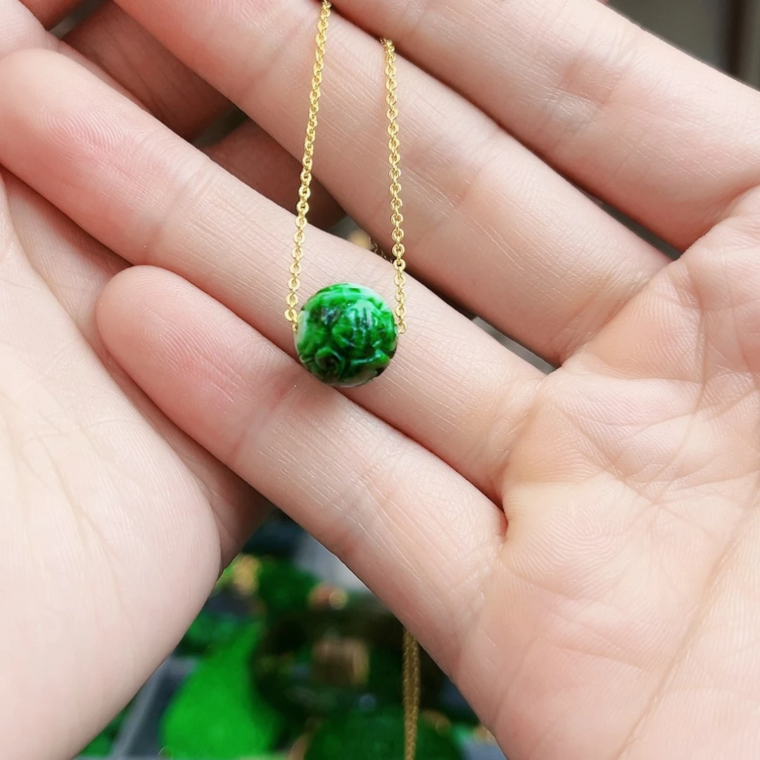 翡翠颈饰未镶嵌吊坠多样性发货