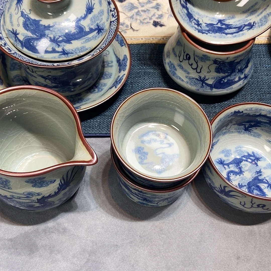 陶简装家用陶瓷茶具