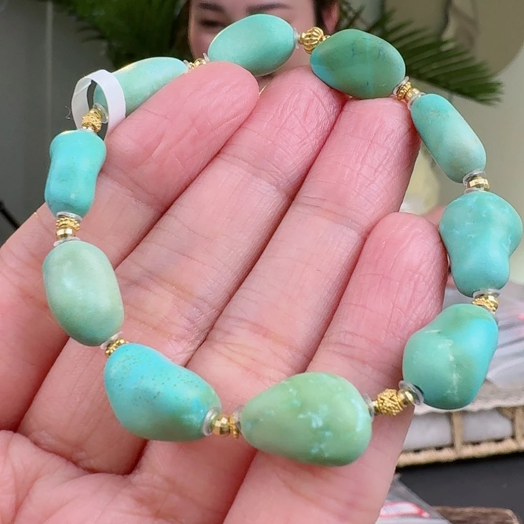 绿松石珠宝奇石未镶嵌