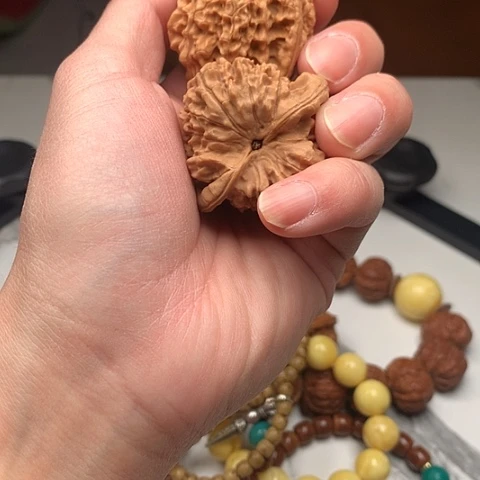 文玩核桃吊坠淋*海官帽4