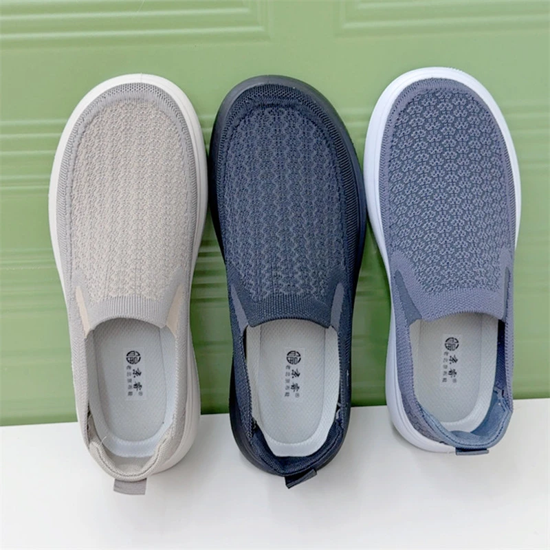 夏季新款老北京布鞋轻便舒适男士休闲单鞋软底平底中老年爸爸鞋