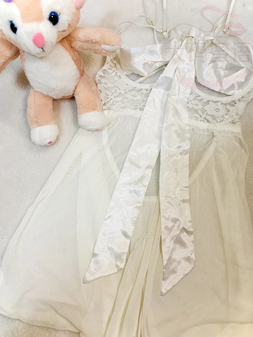 大码蜜语80-180斤钢托聚拢性感吊带睡裙