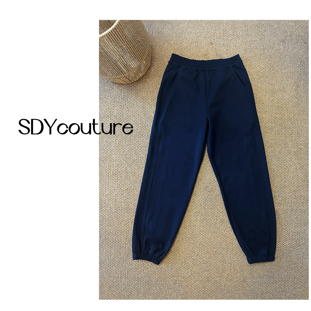 SDY/绒乎乎轻量休闲舒适简约百搭裤