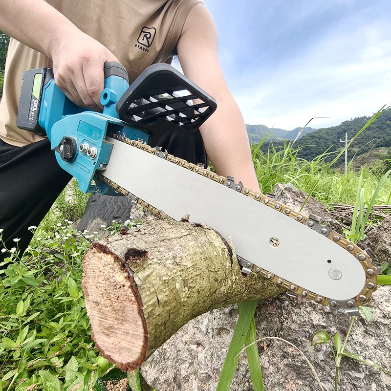 12寸无刷锂电锯大功率家用户外锯树长续航电锯