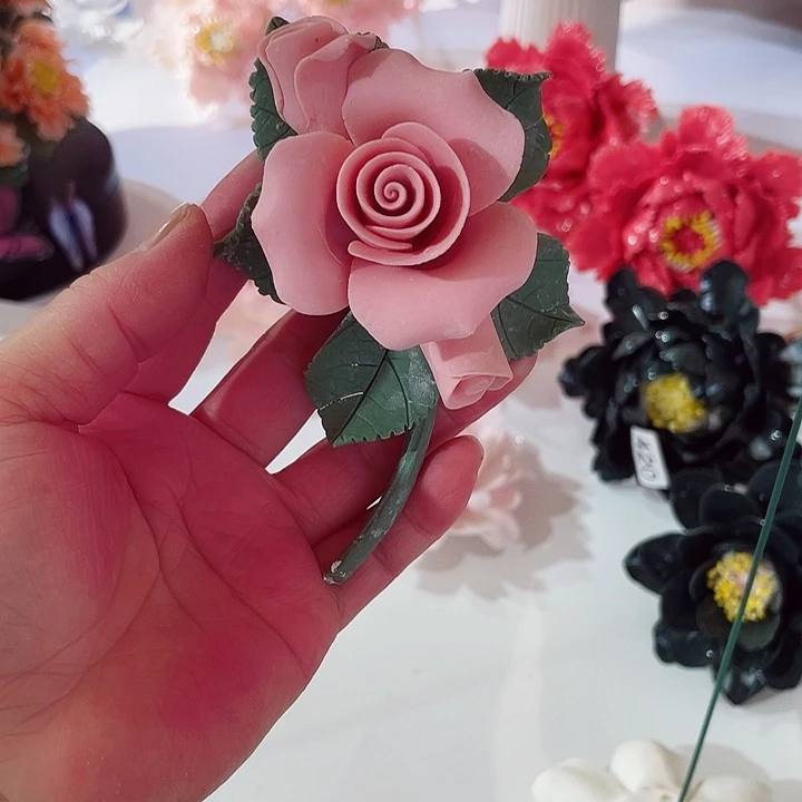 瓷片德化工厂陶瓷手工捏花