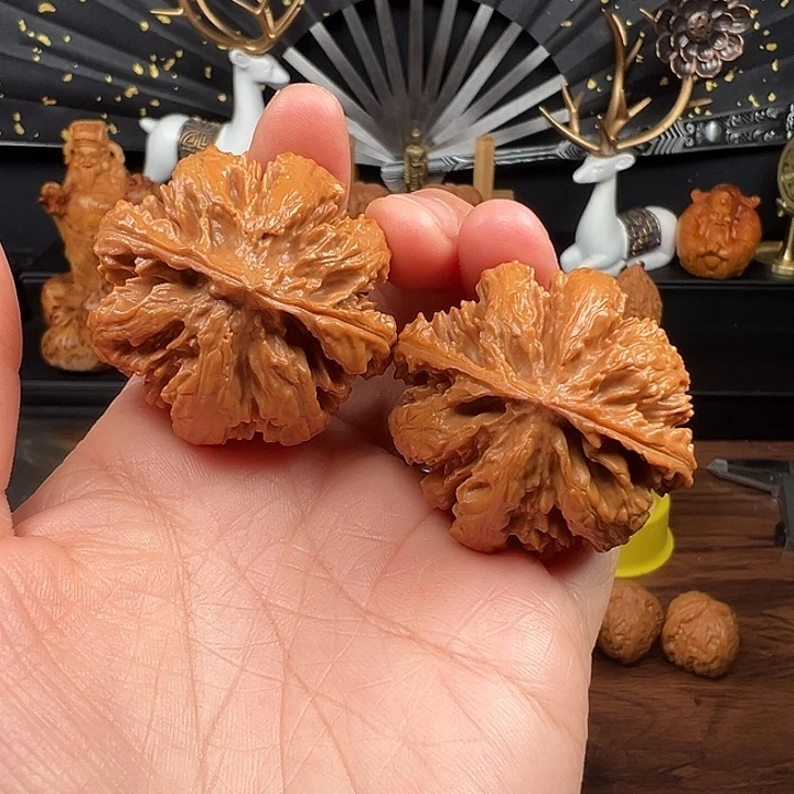 文玩核桃吊坠42全品粗筋八棱