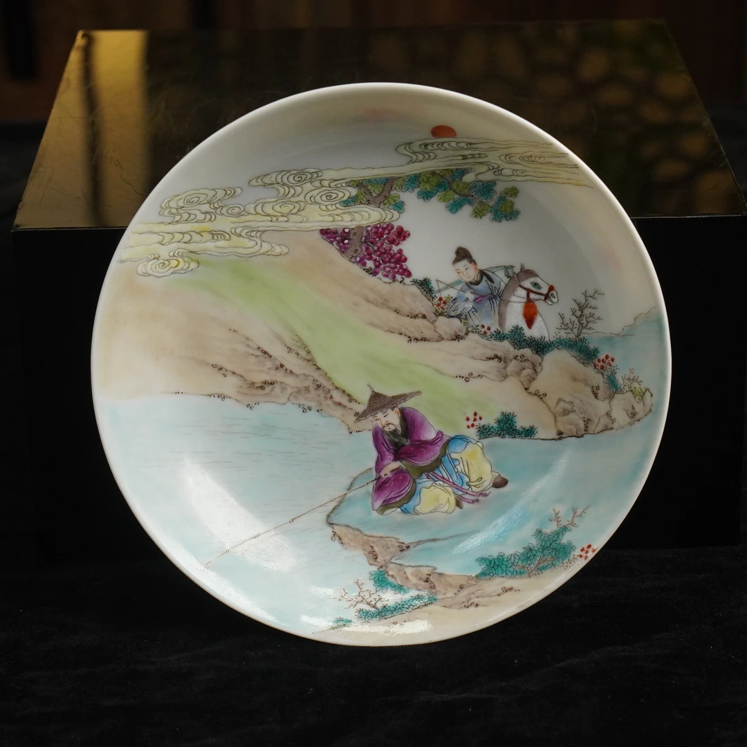 文王访贤盘（口径15cm）
