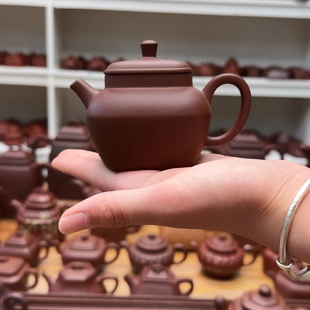 茶壶紫砂紫砂壶四方合欢200cc