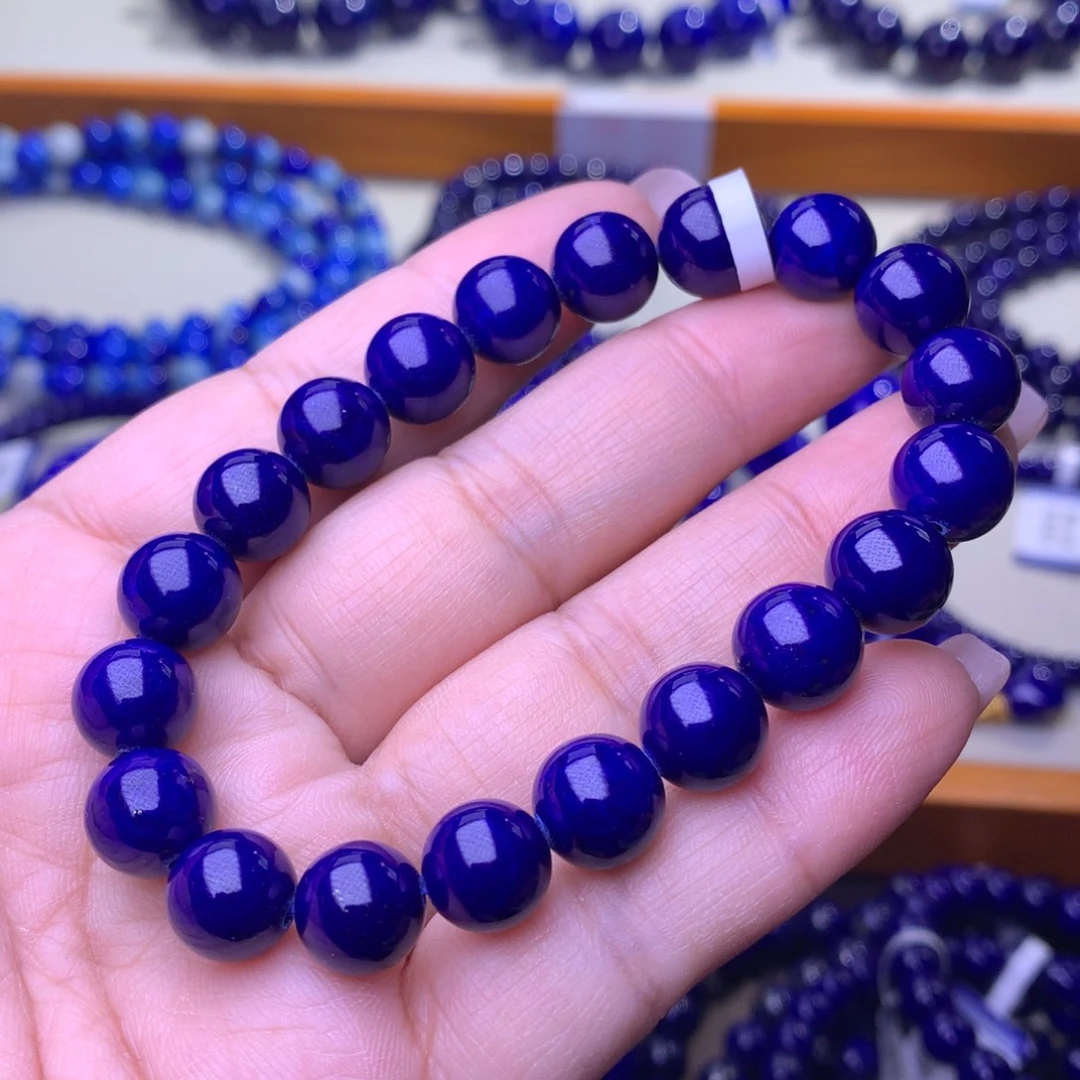 青金石未镶嵌手串9.8m