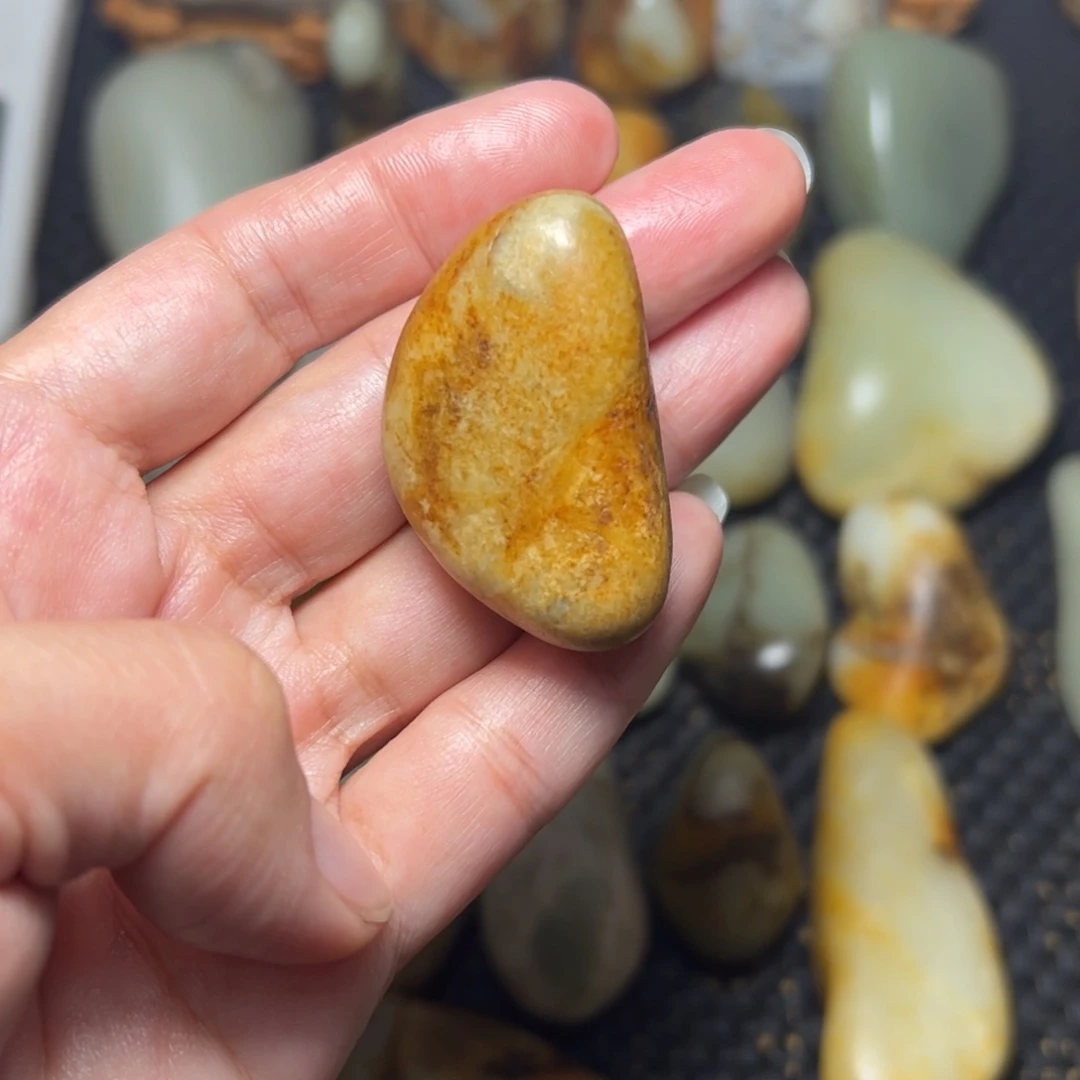 和田玉未镶嵌挂件B23