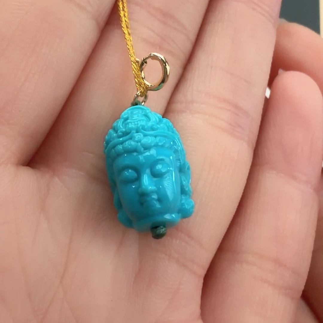 绿松石未镶嵌颈饰