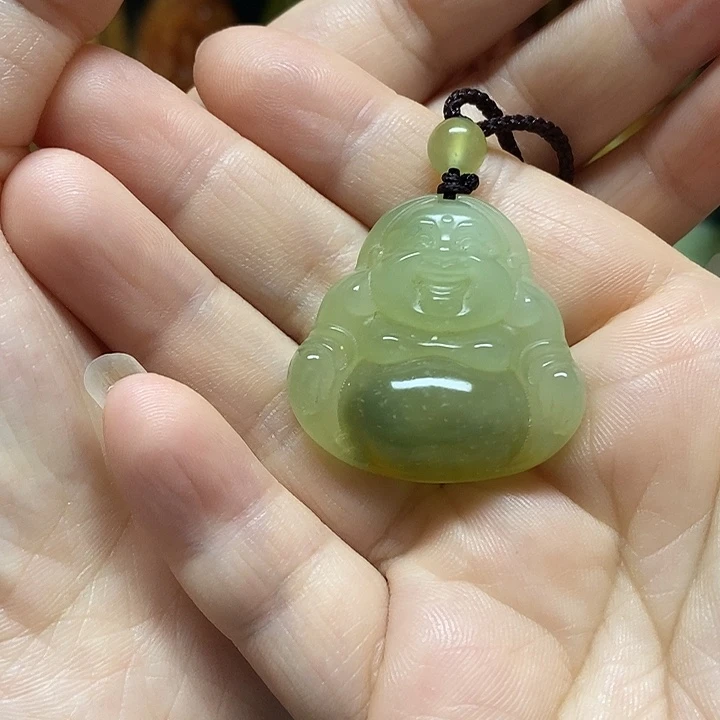 未镶嵌岫玉吊坠(赠链)