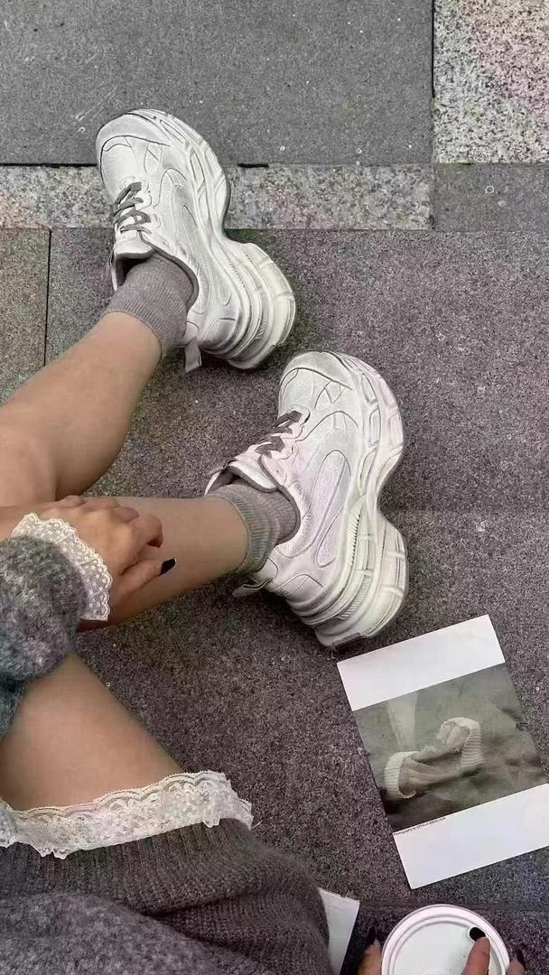 【大美家305】秋季女时尚潮流女鞋老爹鞋厚底ins（5962-25A）多
