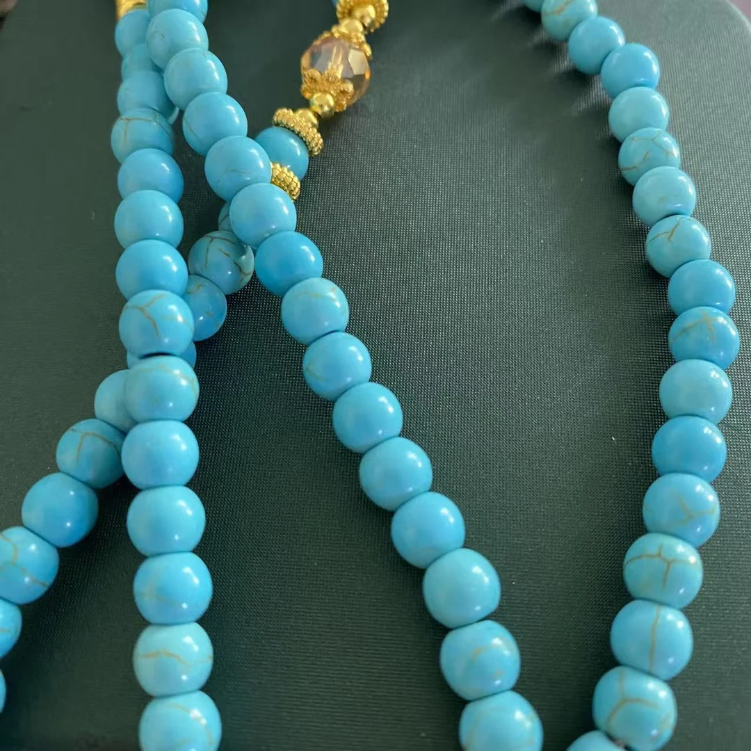 纯箔轻奢时尚蓝色三圈手链y