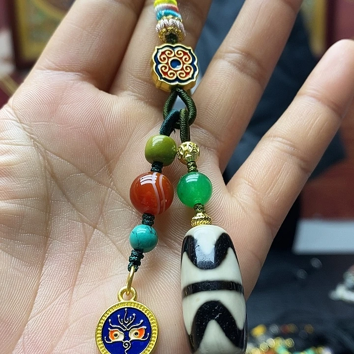 玛瑙/玉髓合金颈饰