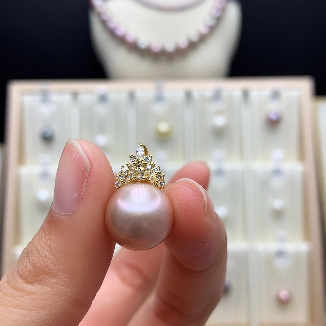 颈饰淡水珍珠合金