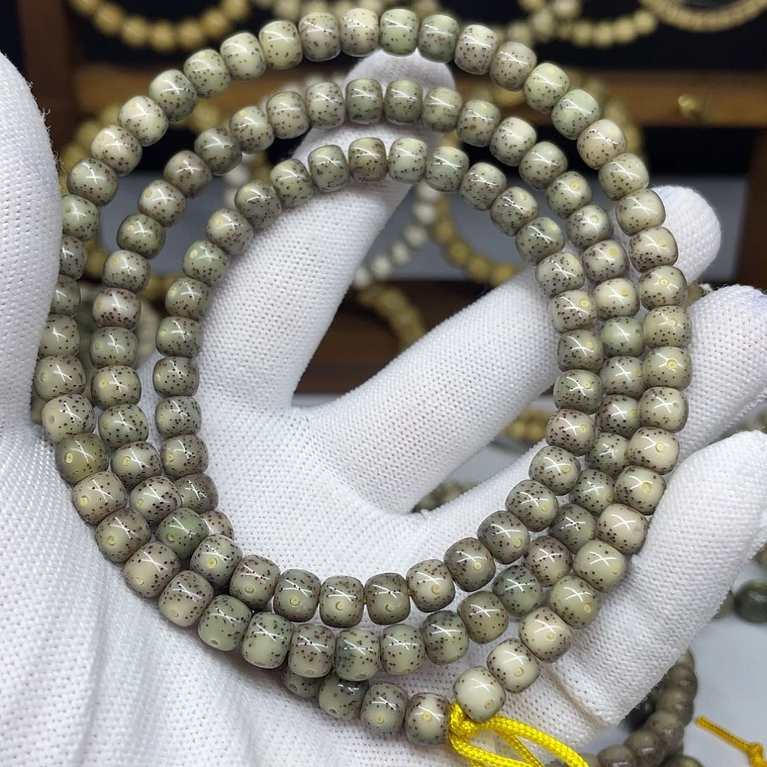 星月菩提手串7-6，冰糖大眼睛小细星